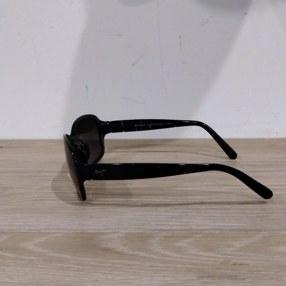 Maui Jim Koki Beach Sunglasses MJ433-11T Black Grey Tortoise Polarized - Picture 4 of 8